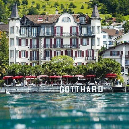 Seehotel Gotthard Weggis Exterior foto