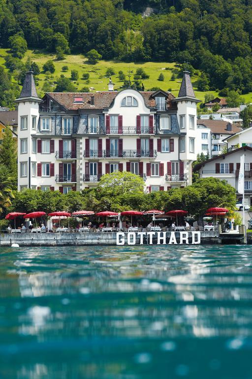 Seehotel Gotthard Weggis Exterior foto