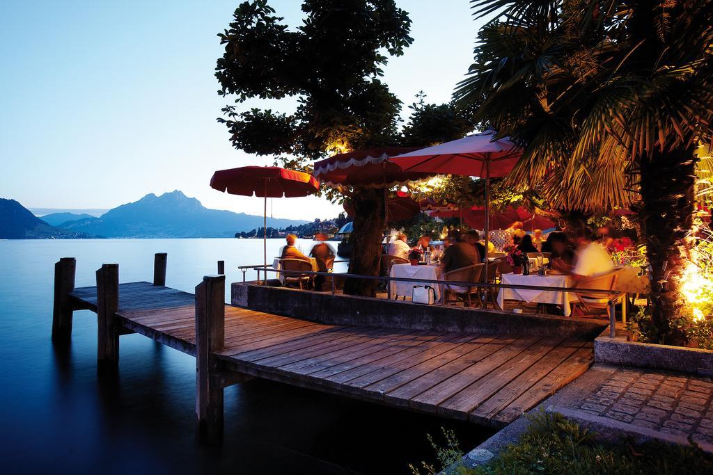 Seehotel Gotthard Weggis Exterior foto