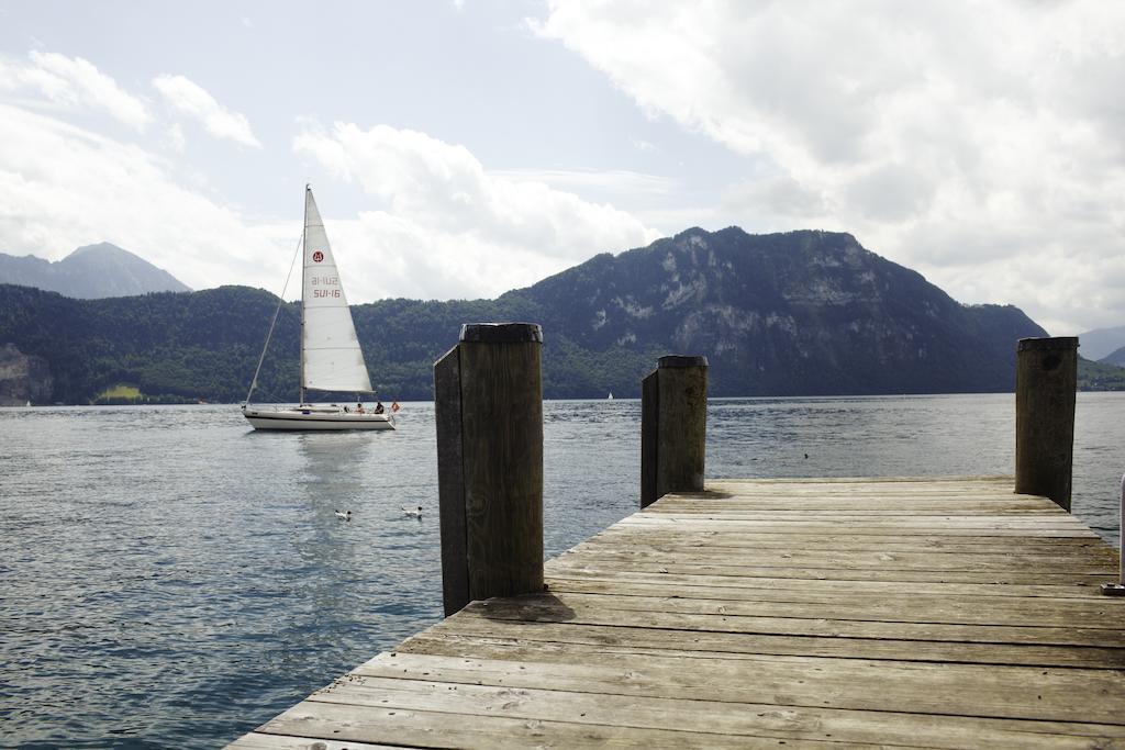 Seehotel Gotthard Weggis Exterior foto