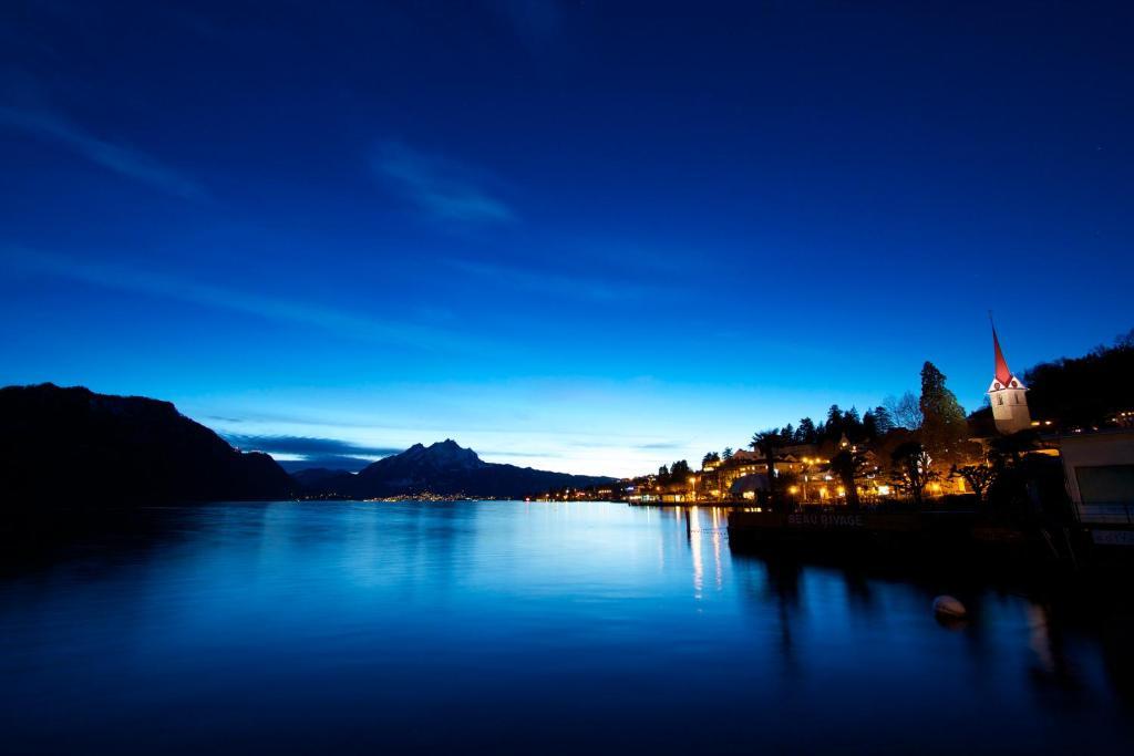 Seehotel Gotthard Weggis Exterior foto
