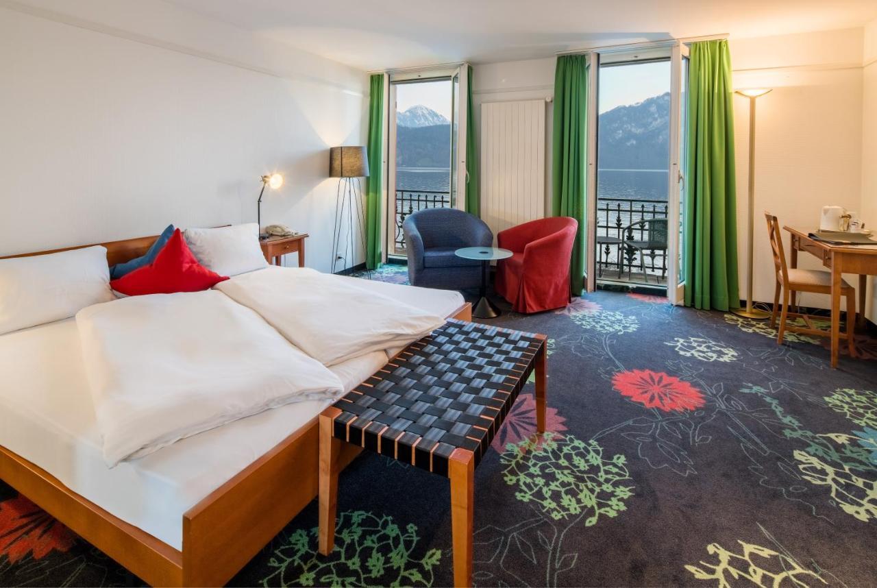 Seehotel Gotthard Weggis Exterior foto